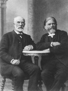 Cato Guldberg and Peter Waage